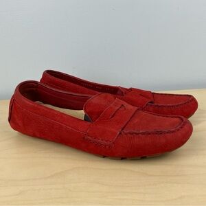 Cole Haan Red Loafers
